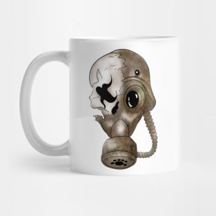 Tattoo Style - Rusty Skull - Aged Mug